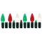 Celebrations Celebrations Platinum LED C6 Red/Green/Pure White 50 ct String Christmas Lights 25 ft. C65MM50TRSA - alternate 3